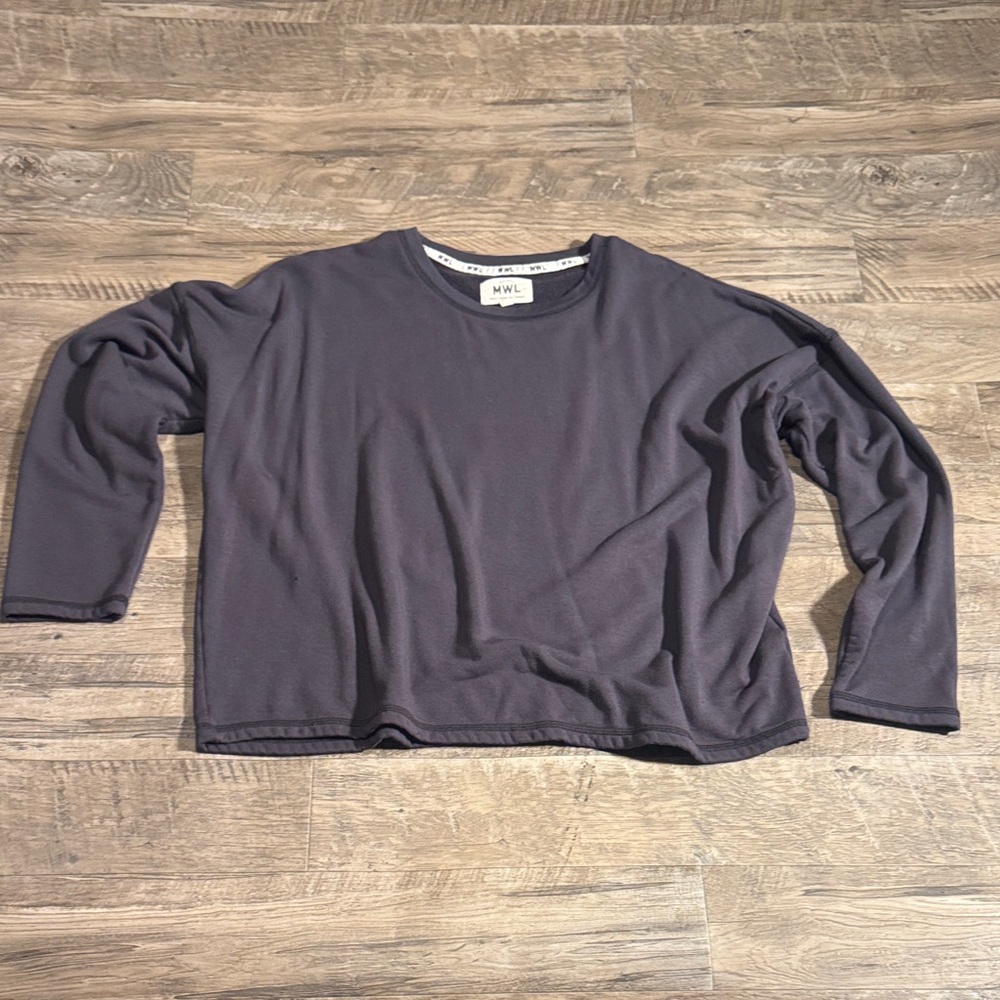 Madewell Dark Gray Long Sleeve Lounge Shirt - Size L